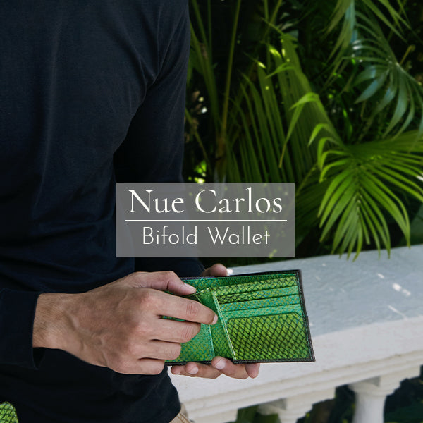 Nue Carlos Bifold Wallet | Salmon Leather | MAYU