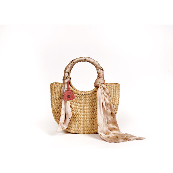 Shop Premium Woven Natural Kauna Fibre Bags |  MAYU