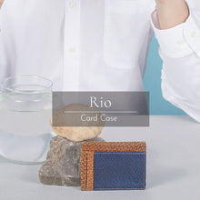 Load image into Gallery viewer, Rio Card Wallet Available in Atlantic Salmon Leather | MAYU
